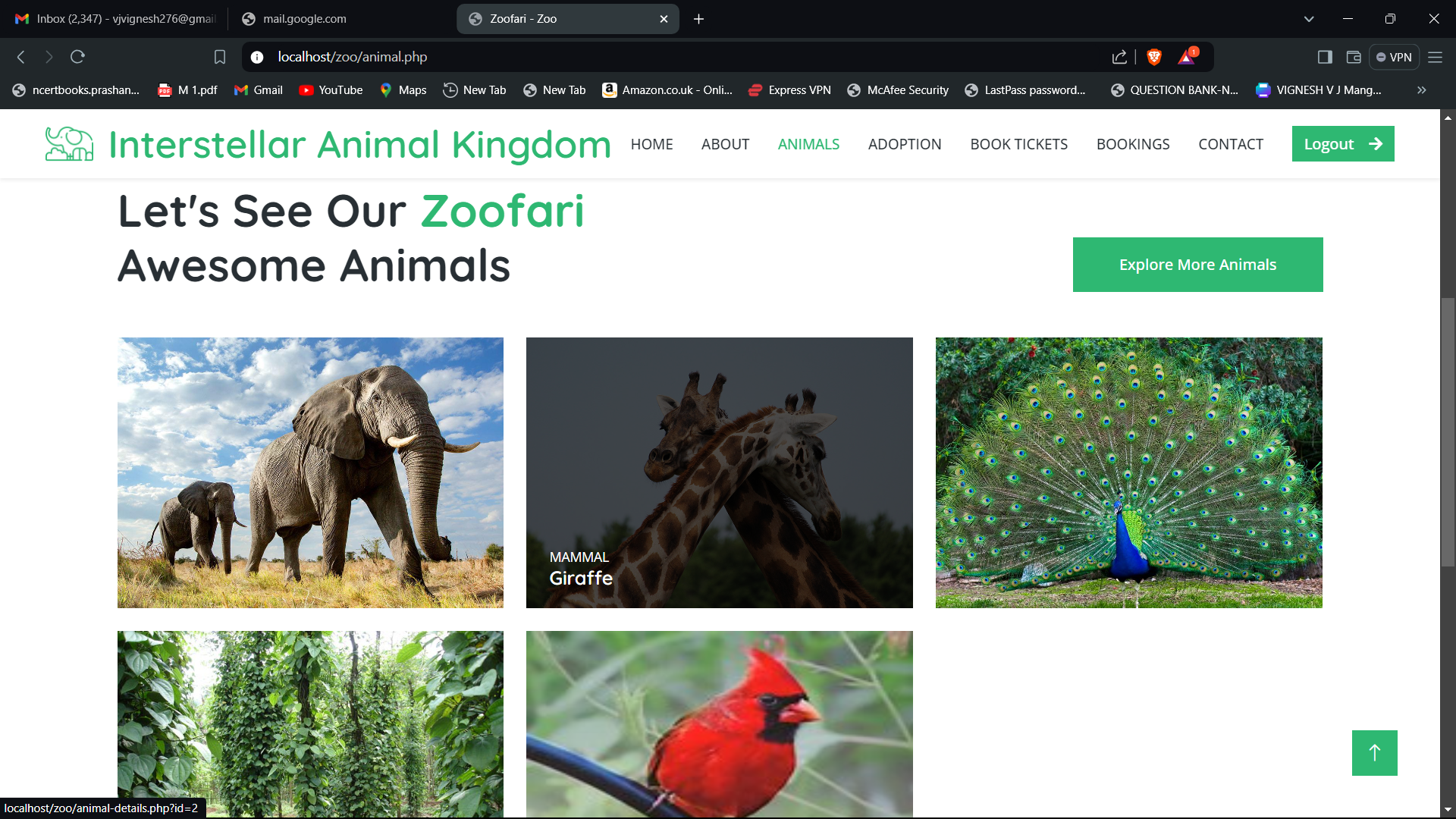 Zoo Management System