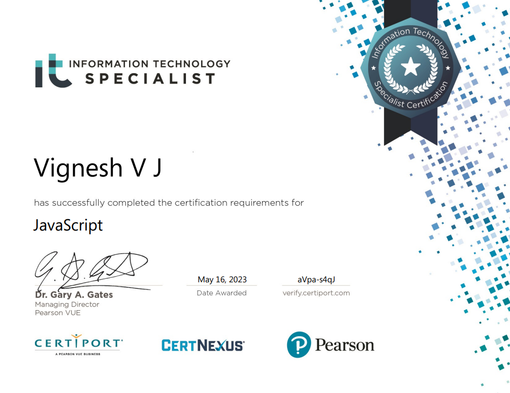 Certificate 3